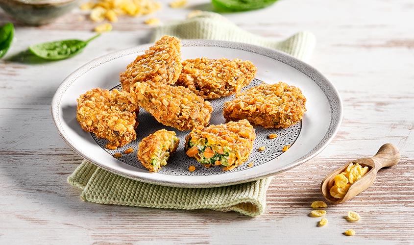 Povrće/Specijaliteti od povrća Crunchy Nuggets „Mrkva i Špinat“ bofrost